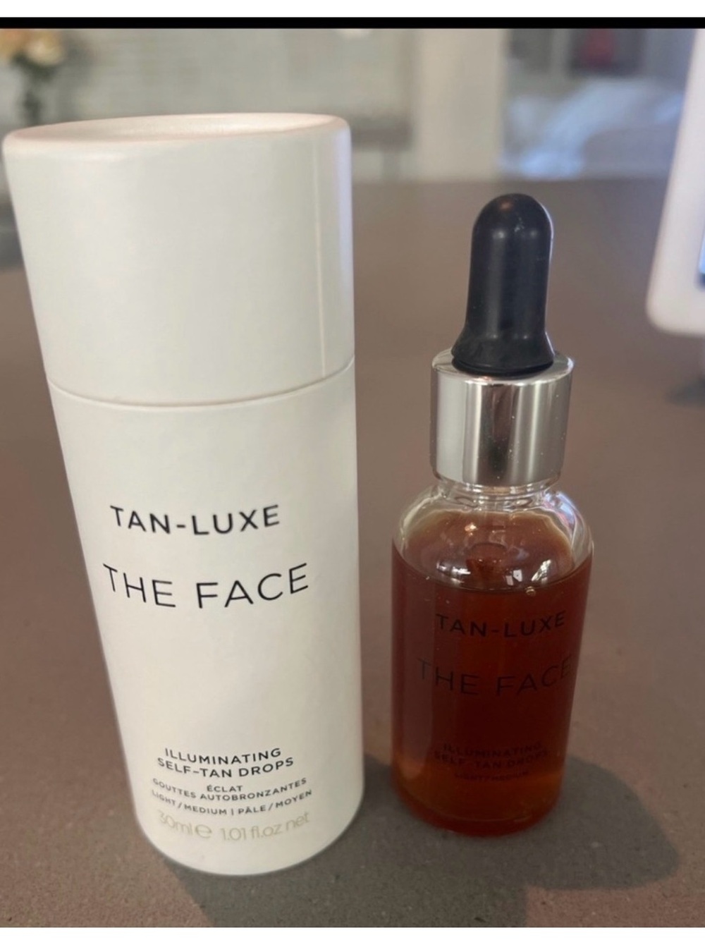 Tan-Luxe The Face Illuminating Self-Tan Drops — Brown